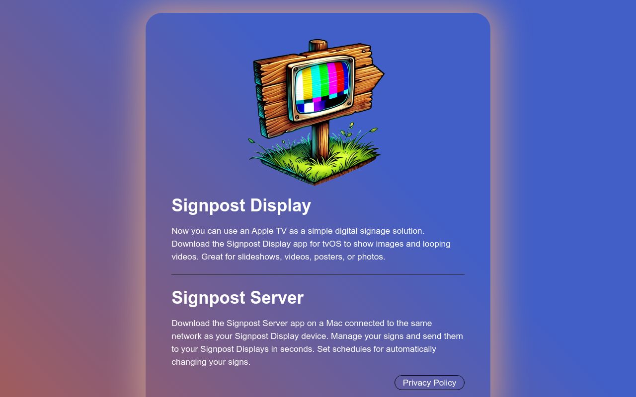 Signpost Display